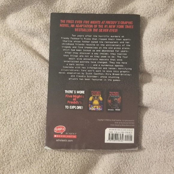 Five Nights at Freddy's The Silver Eyes graphic novel Scott Cawthon - Picture 2 of 4